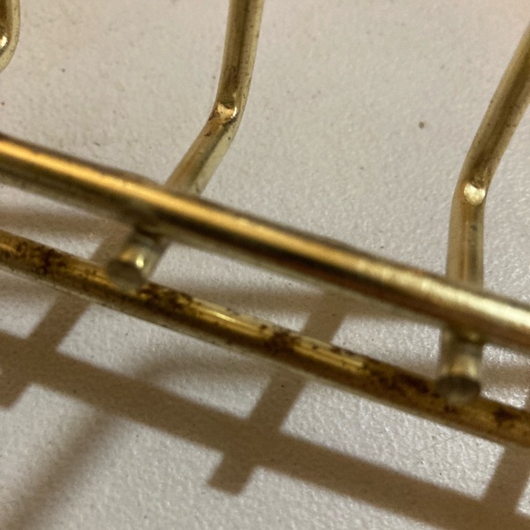 Vintage 1960s gold wire album/45 record holder 44 slots - Picture 6 of 7